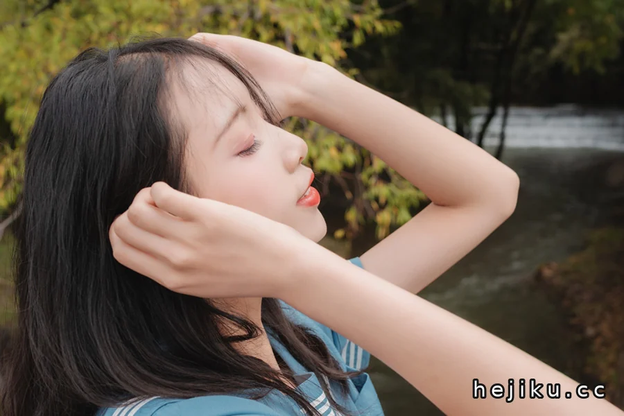 西呱呀呀呀图片写真集:日系JK少女感,清纯又治愈
